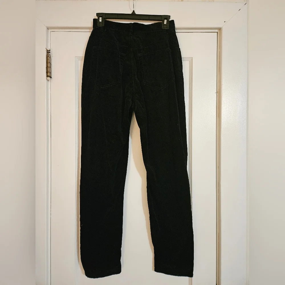 Vintage Liz Wear 90s Velvet Jeans Size 4 - Picture 3 of 5